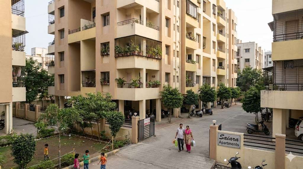 buy 2 bhk in chinchwad showing residential apartment suitable for small families