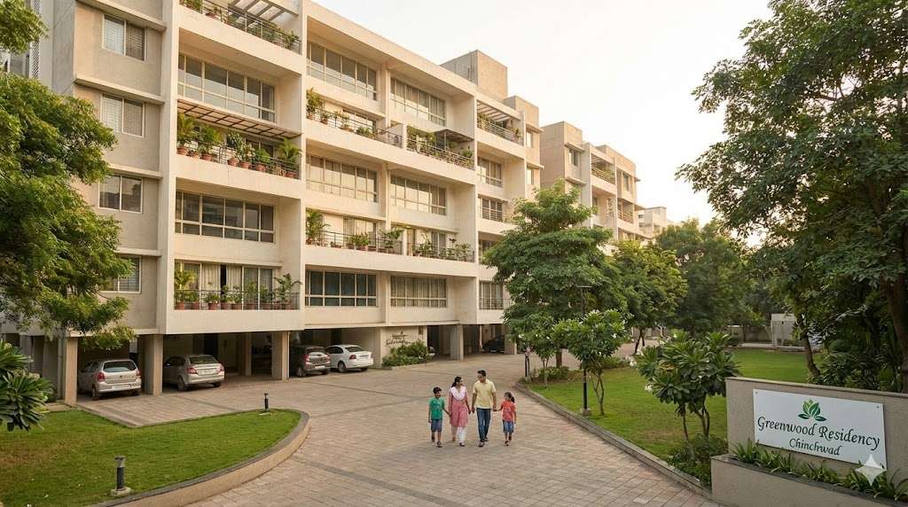 buy 3 bhk in chinchwad showing spacious residential apartment for families