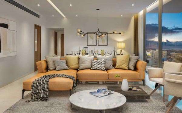 18 Altitude Chinchwad Elevation Night View | 2 & 3 BHK Apartments